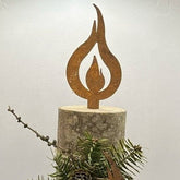 Figur Dekorations Flamme