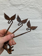 Fyrfadsholder Englevinger