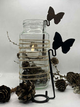 Fyrfadsholder Sommerfugl