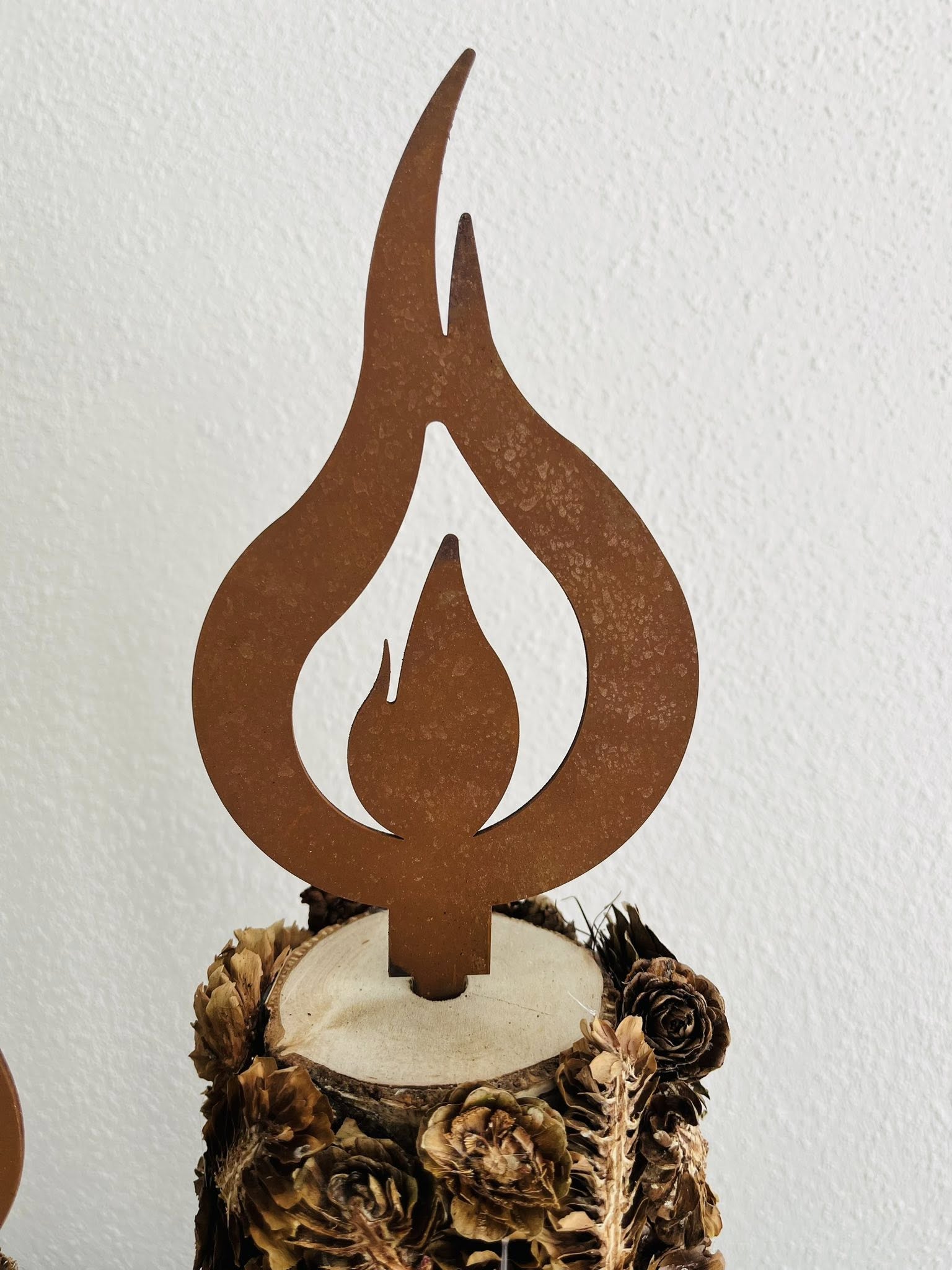 Figur Dekorations Flamme