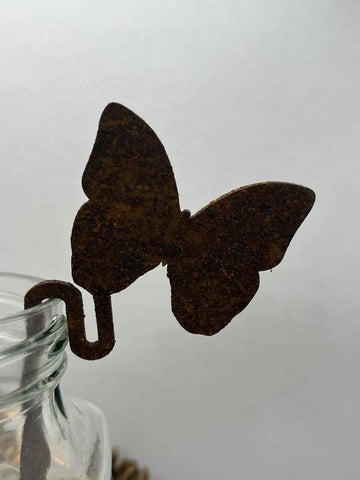 Fyrfadsholder Sommerfugl