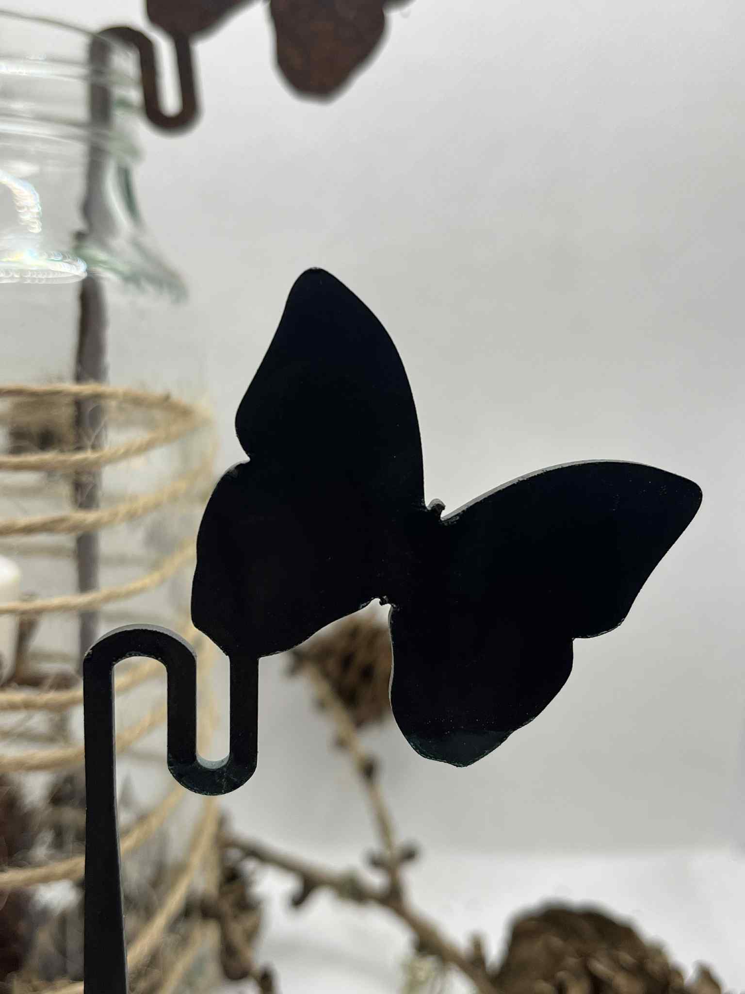 Fyrfadsholder Sommerfugl