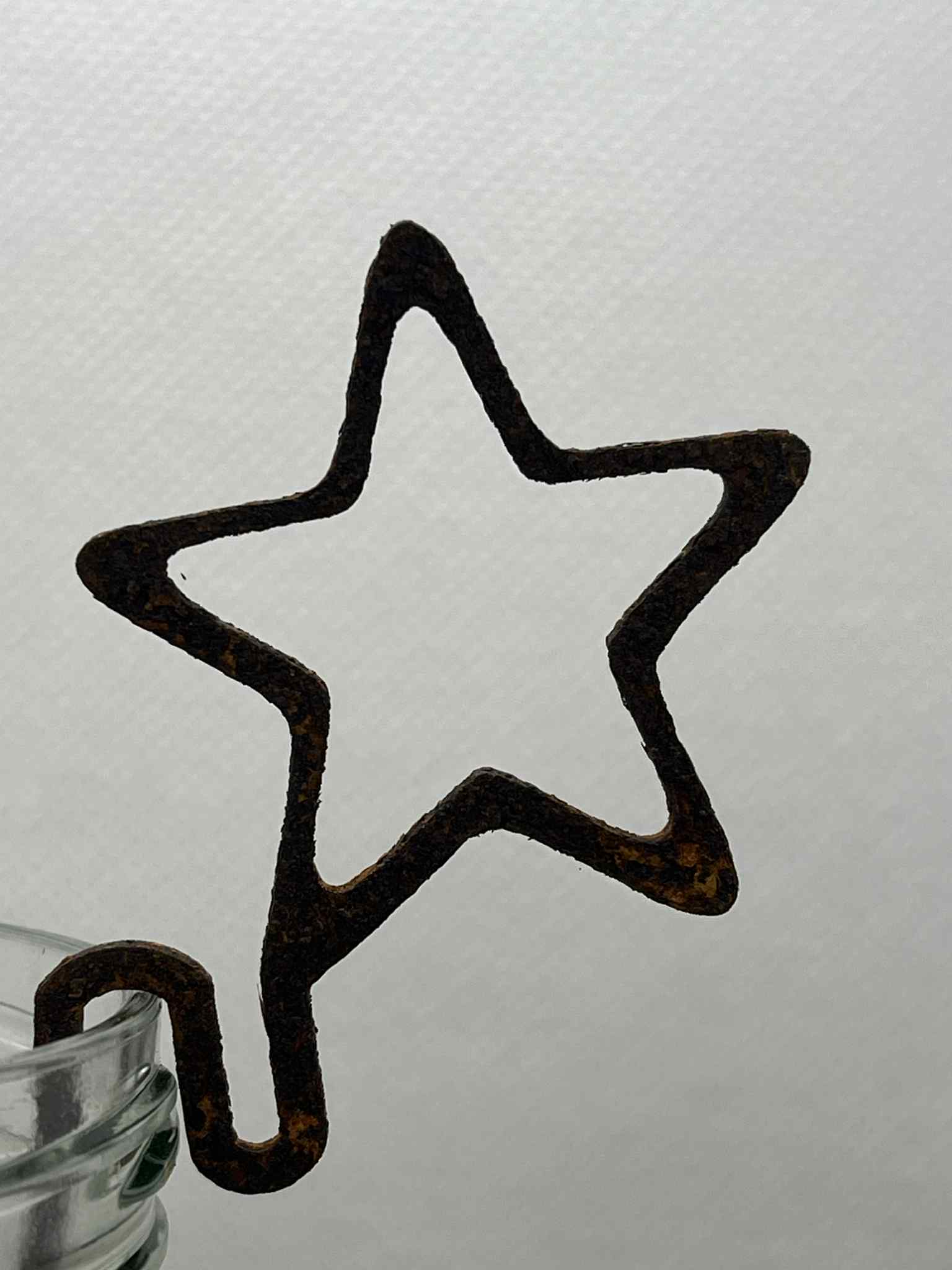 Fyrfadsholder Stjerne Stor