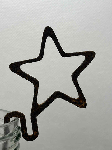 Fyrfadsholder Stjerne Stor