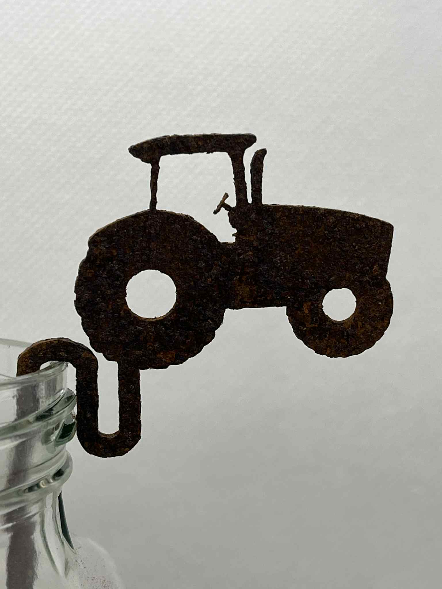 Fyrfadsholder Traktor