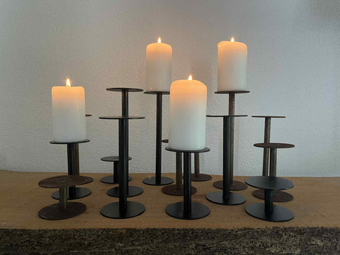 Stager til bloklys til adventskrans