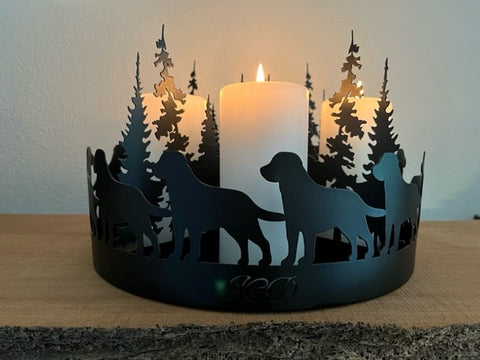 Adventskrans Labrador