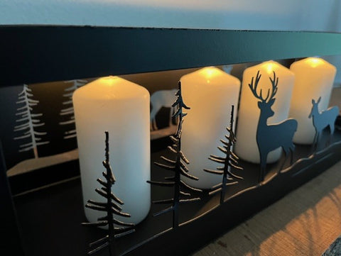 Adventsdekoration Hjorte