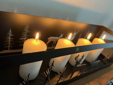 Adventsdekoration Hjorte