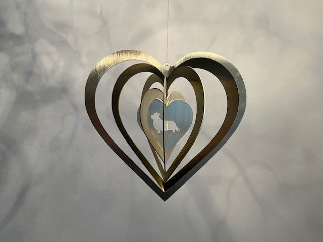 Ophæng Hjerte med Corgi