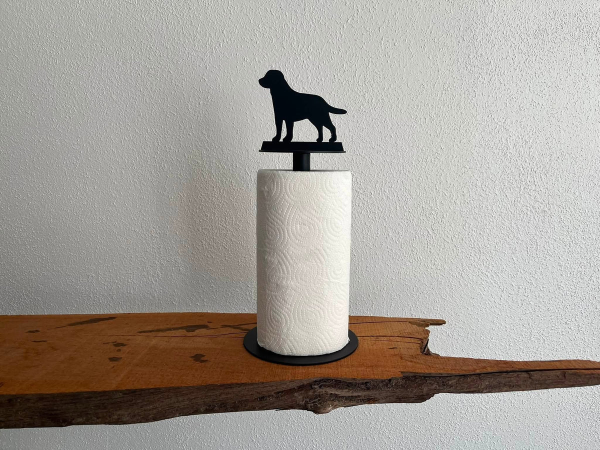Køkkenrulleholder med Labrador