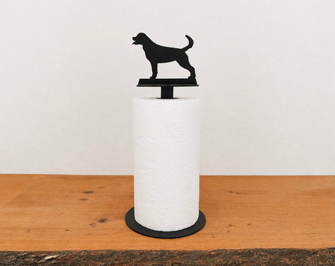 Køkkenrulleholder med Rottweiler