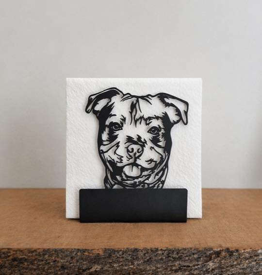 Servietholder med Staffordshire
