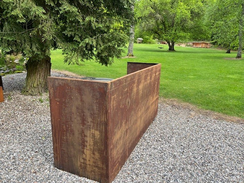 Affalds skjuler i corten